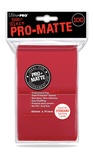 100 Deck Protector Sleeves Ultra Pro Magic PRO MATTE STANDARD RED Rosso Bustine Protettive Buste