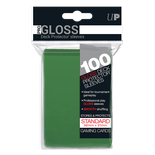 100 Sleeves Ultra Pro STANDARD GREEN Pro Gloss Bustine Verde