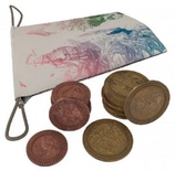 Darwin’s Journey: Set of Metal Coins + Drawstring Bag
