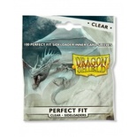 100 Sleeves Dragon Shield Standard PERFECT FIT SIDELOADERS CLEAR Bustine Protettive Trasparente