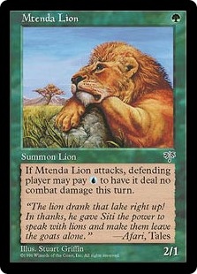 Mtenda Lion