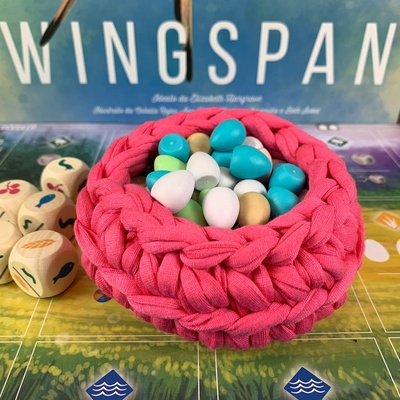 Wingspan : Set 6x Cestino Nido Bird Nests Deluxe Handmade