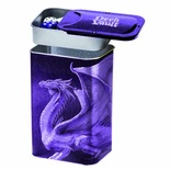 Deck Vault Ultra Pro Magic NESTING PURPLE DRAGON Porta Mazzo Metallo Scatola Box