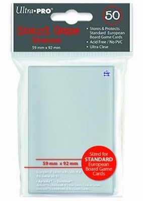 50 Board Game Sleeves Ultra Pro 59x92 Bustine Protettive Giochi da Tavolo Buste