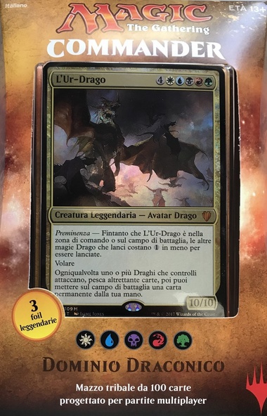 Mazzo Magic Commander 2017 DOMINIO DRACONICO Deck C17 Italiano Mazzo Magic Commander 2017 DOMINIO DRACONICO Deck C17 Italiano
