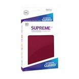80 Sleeves Ultimate Guard SUPREME UX STANDARD Burgundy Bustine Protettive Bordeaux