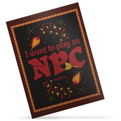 I Want to Play an NPC - One Screen Role