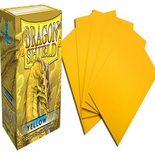 100 Sleeves Dragon Shield Standard CLASSIC YELLOW Bustine Protettive Giallo