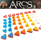 ARCS: Set 60x Token Città e Spazioporto 3D