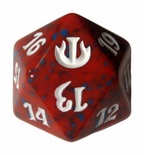 Magic SPINDOWN Dice d20 JOU Red Rosso Dado Segna Punti Life Counter