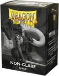 100 Sleeves Dragon Shield Standard NON GLARE BLACK Bustine Protettive Nere