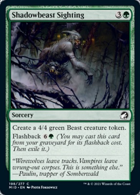 Shadowbeast Sighting