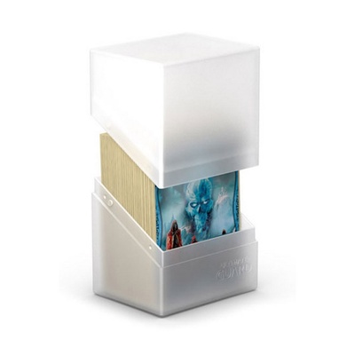 Deck Case BOULDER 80+ Ultimate Guard Magic Trasparente Opaco Frosted Porta Mazzo