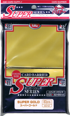 80 Card Barrier Kmc Magic SUPER SERIES GOLD Oro Bustine Protettive Buste 66x91