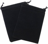Cloth Dice Bag Small Chessex BLACK Sacchetto di Stoffa per Dadi Piccolo Nero