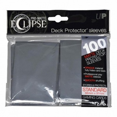 100 Sleeves Ultra Pro ECLIPSE PRO MATTE Grigio Bustine Protettive Grey