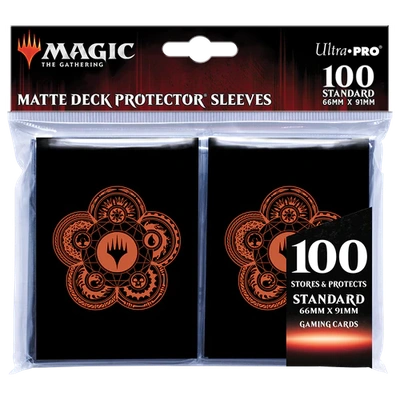 100 Sleeves Ultra Pro Standard MATTE MANA 7 Mountain Bustine Protettive Montagna