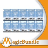 Bundle 10x packs - 100 Sleeves Sapphire MINI EUROPEAN 45x68