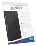 10x 18-Pocket Pages Ultimate Guard SIDE LOADING BLACK Fogli per Raccoglitori Pagina 9 Tasche