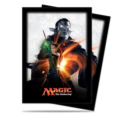 80 Deck Protector Sleeves Ultra Pro Magic ORIGINS Nissa Revane V5 Bustine Protettive Buste