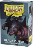 100 Sleeves Dragon Shield Standard BLACK OUTER Bustine Protettive