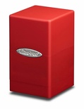Deck Box Ultra Pro Magic SATIN TOWER RED Rosso Porta Mazzo Scatola 100 Carte