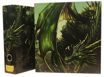 Album Dragon Shield SLIPCASE BINDER Green Art Dragon Raccoglitore Anelli con Cofanetto