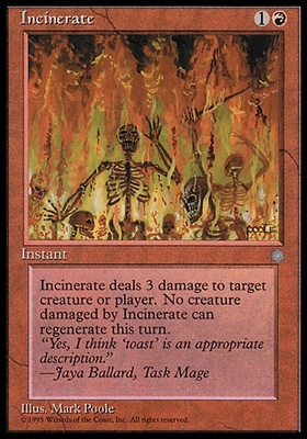 Incinerate