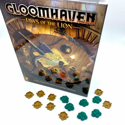 Gloomhaven - Jaws of the Lion: BUNDLE Base + 14x Set Trappole