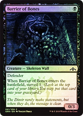 Barrier of Bones