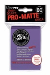 60 Deck Protector Sleeves Ultra Pro YuGiOh PRO MATTE SMALL Purple Viola Bustine Protettive Buste