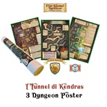 Four Against Darkness: I Tunnel di Kendras - 3 Dungeon Posters