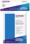 50 Sleeves Ultimate Guard SUPREME UX STANDARD Royal Blue Bustine Protettive Blu Reale
