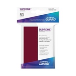 50 Sleeves Ultimate Guard SUPREME UX STANDARD Burgundy Bustine Protettive Bordeaux