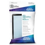 100 Sleeves Ultimate Guard PRECISE- FIT BORDIFIES PREMIUM  Black Bustine Protettive Nero