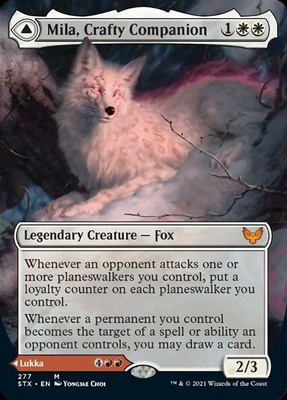 Mila, Crafty Companion // Lukka, Wayward Bonder