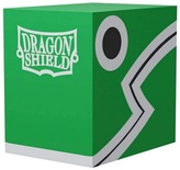 DRAGON SHIELD Double Deck Shell Green/Black Porta Mazzo