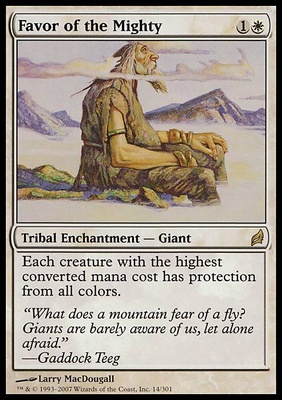 Favor of the Mighty