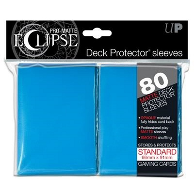 80 Sleeves Ultra Pro ECLIPSE PRO MATTE Celeste Bustine Protettive Light Blue