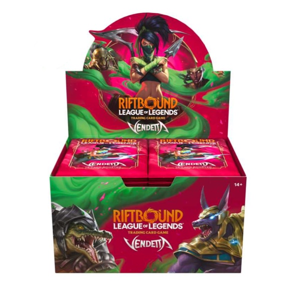 League of Legends Riftbound: Vendetta - Box da 24 Booster Pack INGLESE